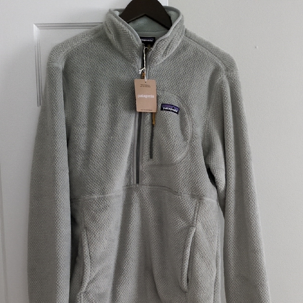 Patagonia Sleet Green Men's Retool Fleece Jacket NWT